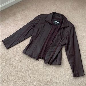 AUTHENTIC Wilson’s leather Jacket (maroon)